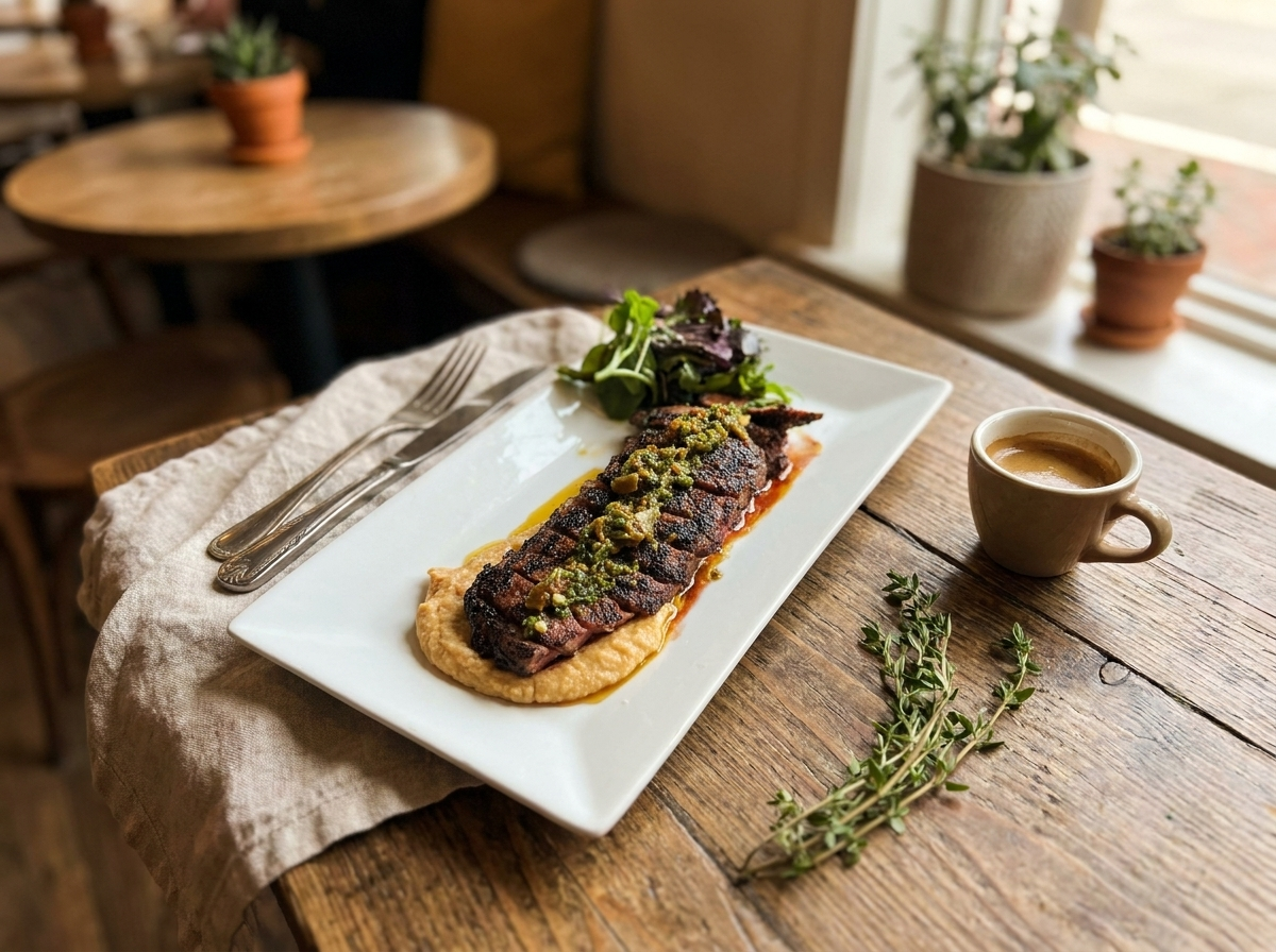 AI food photo generator social media pizza image with warm natural lighting