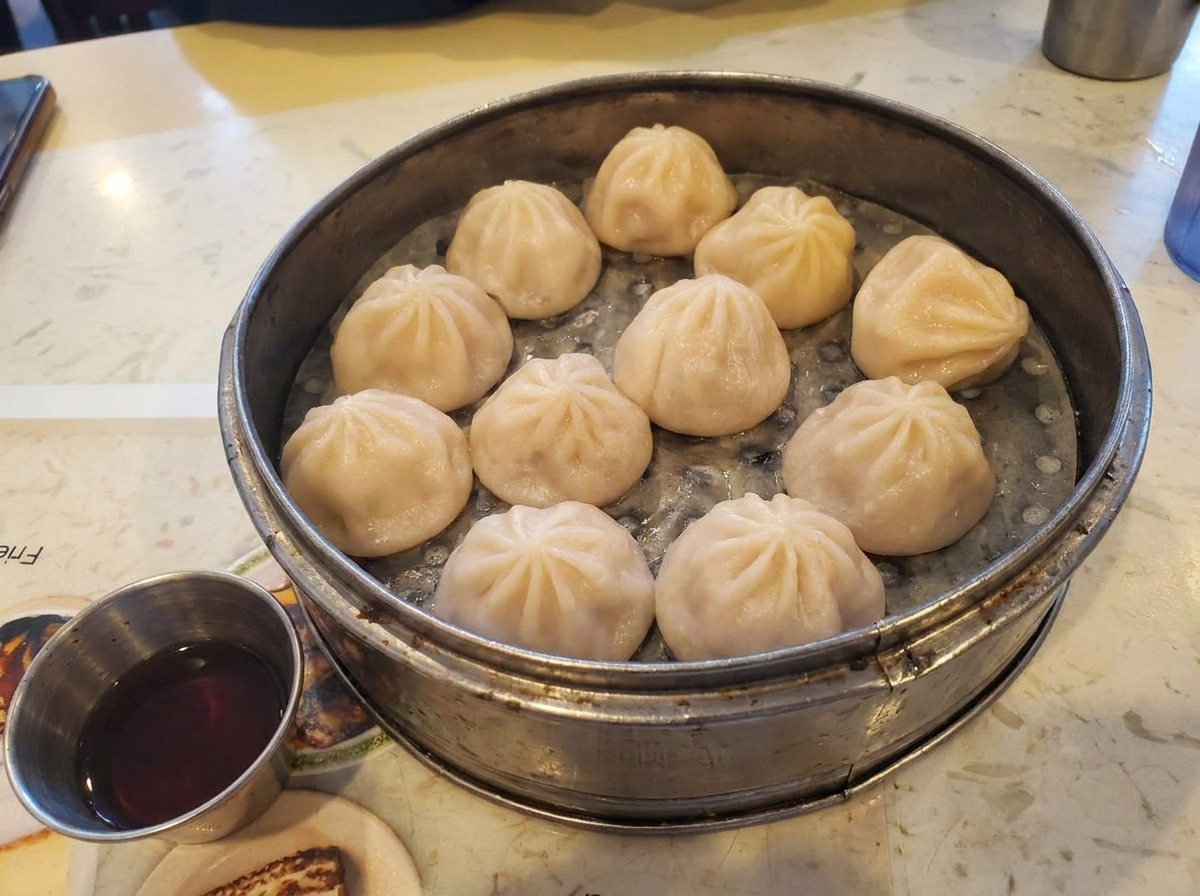 Before AI food photo editor example for dim sum delivery app thumbnail