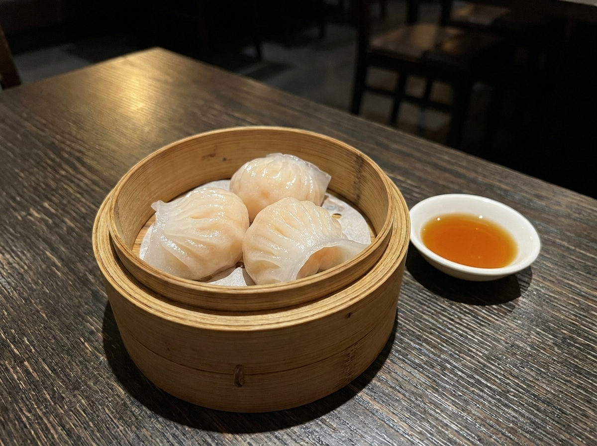 AI food photography dim sum basket consistency preview